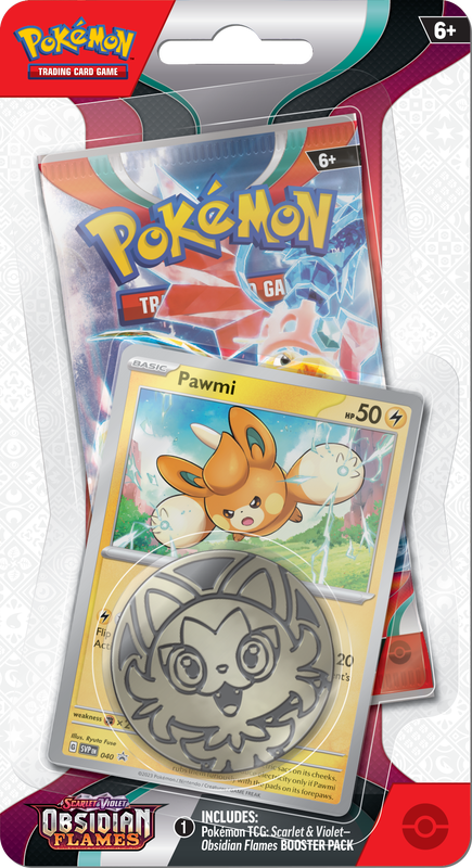 Pokemon TCG - Scarlet & Violet - Obsidian Flames - Pawmi - Checklane Blister
