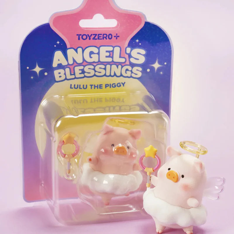Lulu The Piggy - Angel's Blessings Figure Hanging Card