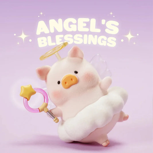 Lulu The Piggy - Angel's Blessings Figure Hanging Card