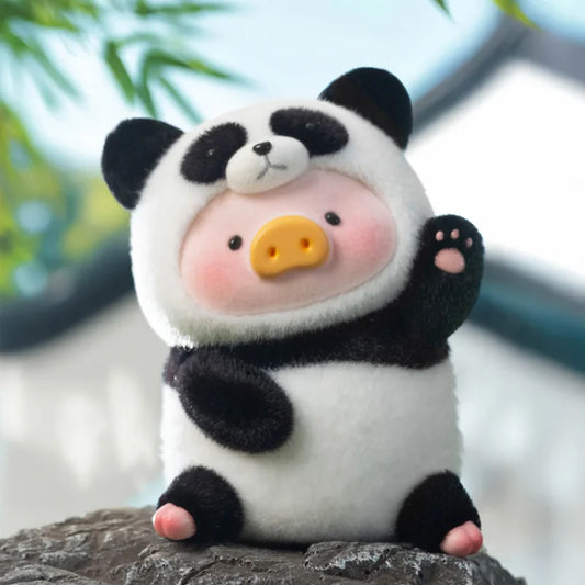 Lulu The Piggy - Panda Figure Hanging Card