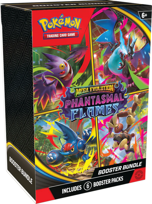 Pokemon TCG - Mega Evolution - Phantasmal Flames - Booster Bundle