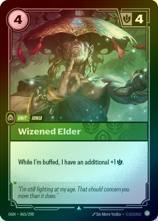 Wizened Elder - 065/298 - Uncommon (Foil)