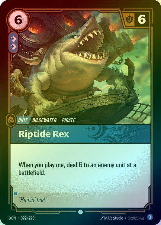 Riptide Rex - 092/298 - Common (Foil)
