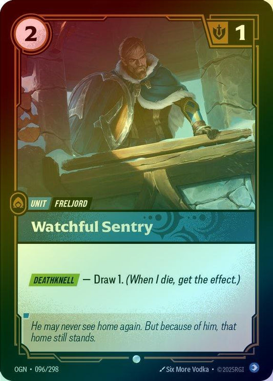 Watchful Sentry - 096/298 - Common (Foil)