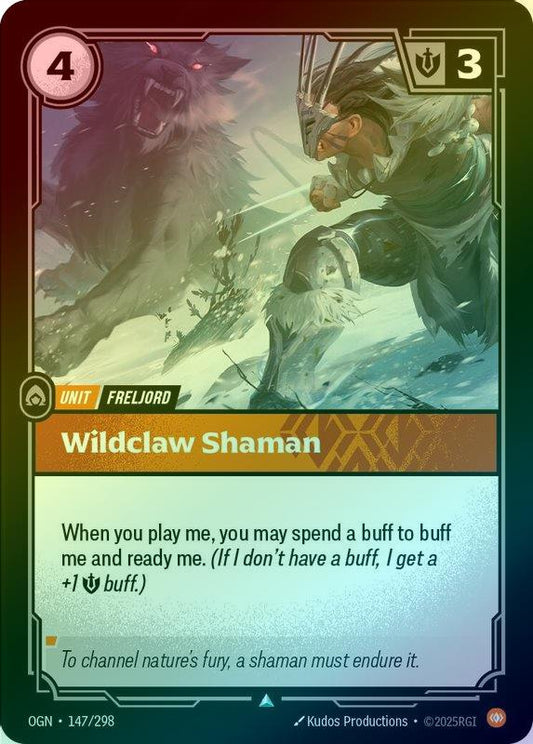 Wildclaw Shaman - 147/298 - Uncommon (Foil)