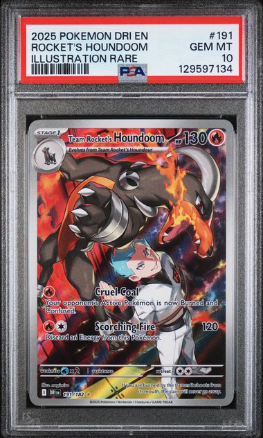 PSA 10 - Destined Rivals - Team Rocket's Houndoom #191