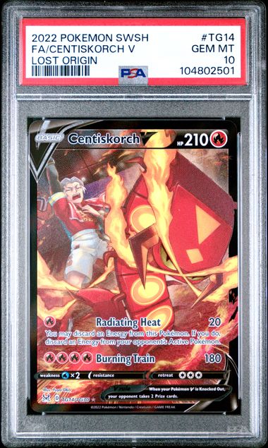 PSA 10 - Lost Origin - Centiskorch V #TG14