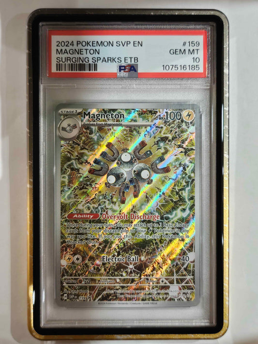 Magneton (159) Black Star Promo - 2024 SV SURGING SPARKS ETB EN - PSA 10