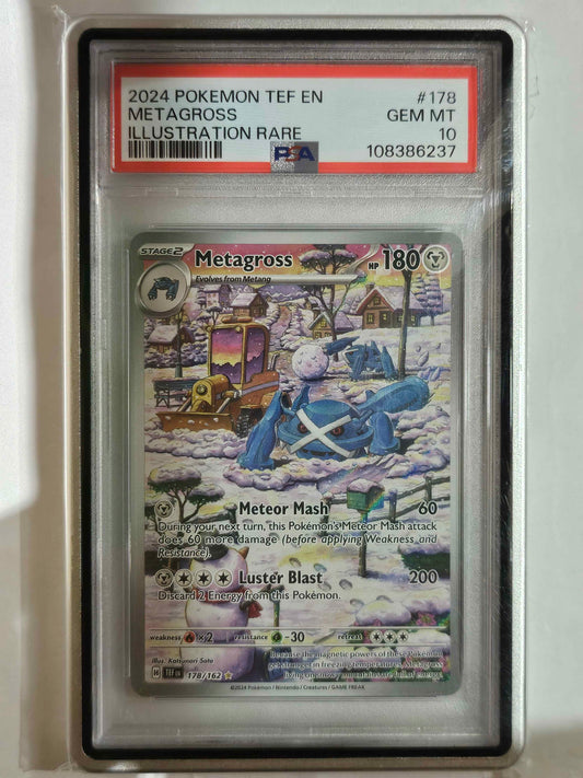 Metagross (178/162) Illustration Rare - 2024 SV TEMPORAL FORCES EN - PSA 10