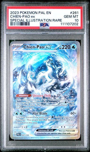 PSA 10 - Paldea Evolved - Chien-Pao ex #201
