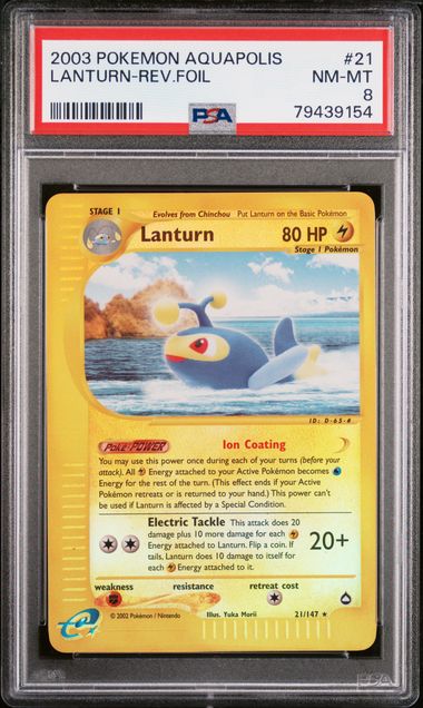 PSA 8 - Aquapolis - Lanturn Reverse Foil #21