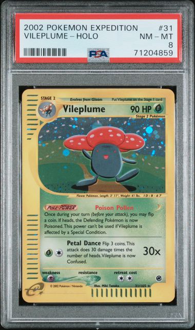 PSA 8 - Expedition - Vileplume Holo #31