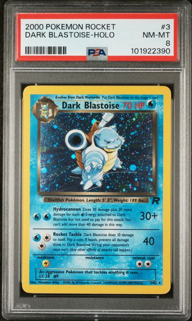 PSA 8 - Team Rocket Unlimited - Dark Blastoise Holo #3