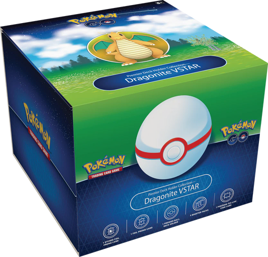 Pokemon TCG - Pokemon GO - Premier Deck Holder - Dragonite VSTAR