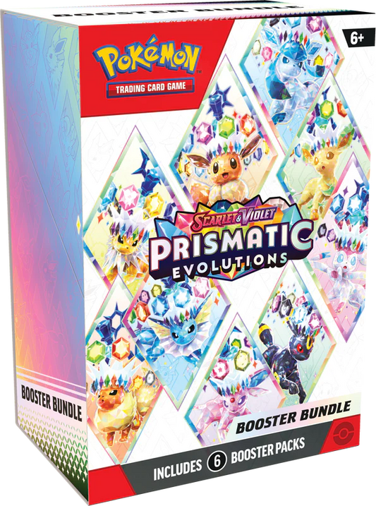 Pokemon TCG - Scarlet & Violet - Prismatic Evolutions - Booster Bundle