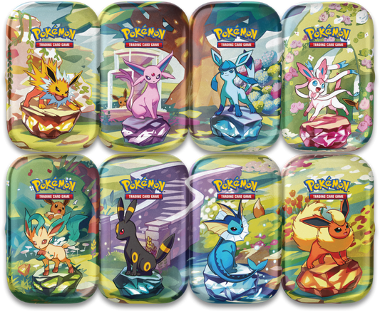 Pokemon TCG - Scarlet & Violet - Prismatic Evolutions - Mini Tin Individual (1 Random Design)