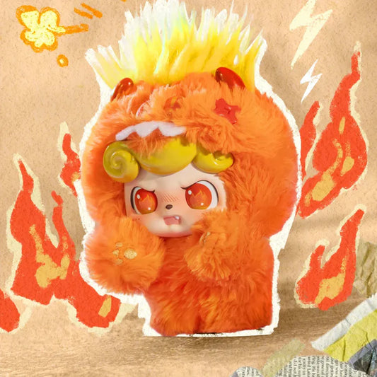 Q Kid Emotional Hairy Monsters Series Plush Blind Box