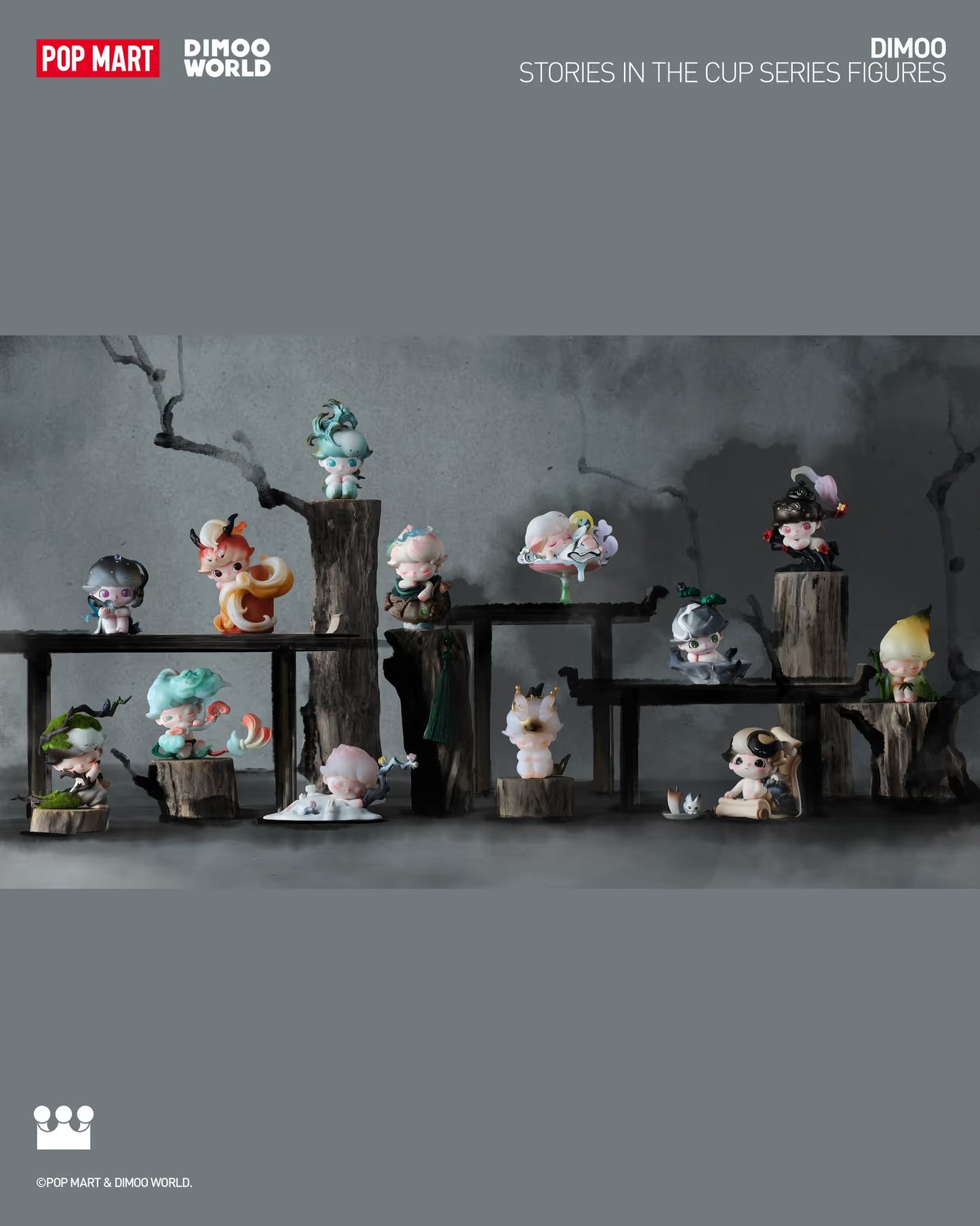 DIMOO - Stories in the Cup Series - Figures Blind Box