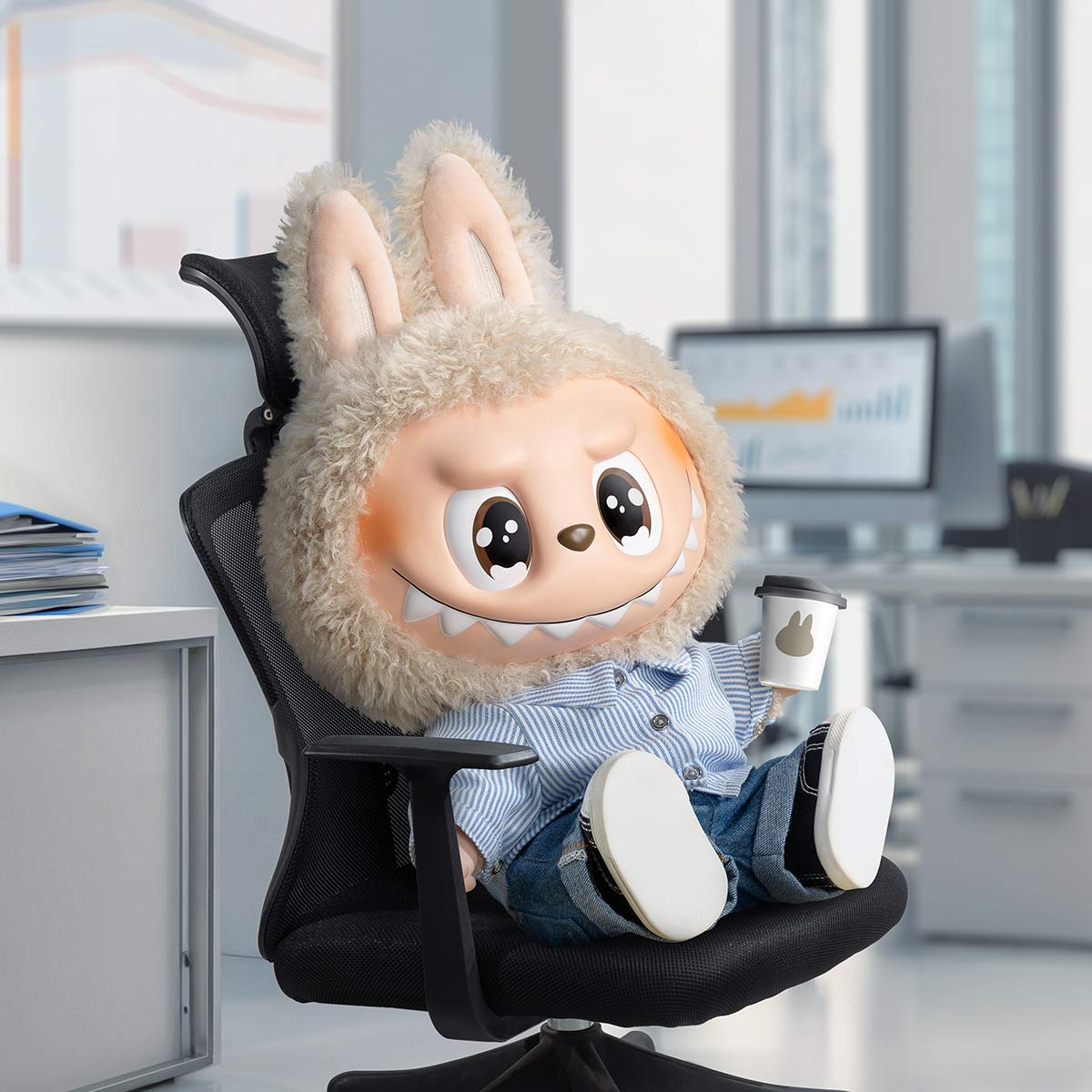 THE MONSTERS - Flip With Me - Vinyl Plush Doll