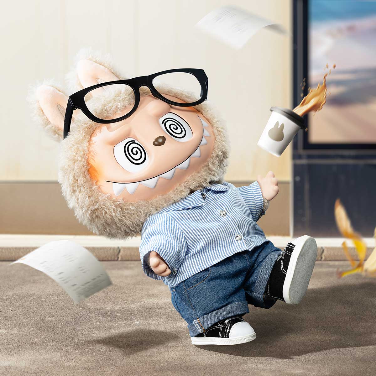 THE MONSTERS - Flip With Me - Vinyl Plush Doll
