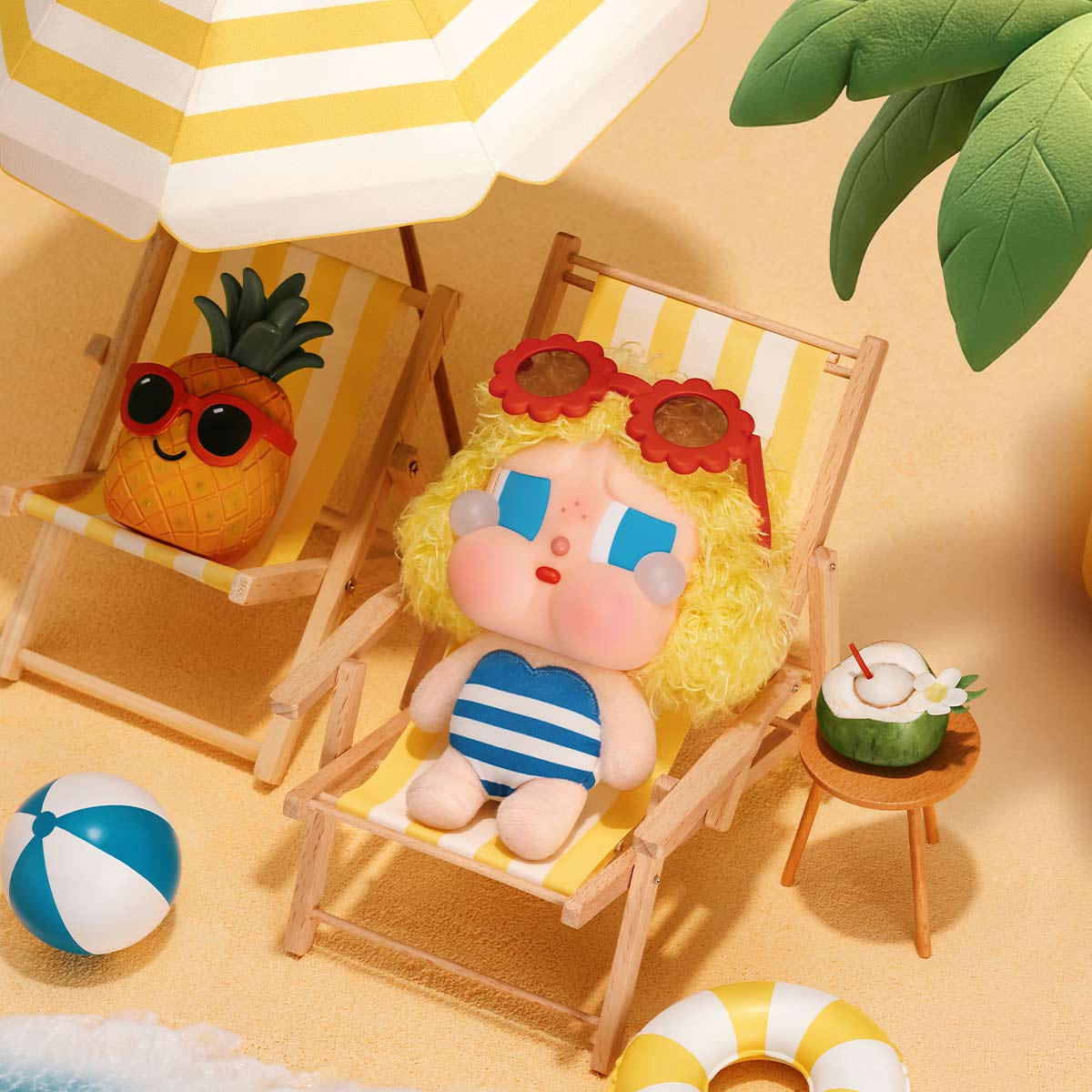 CRYBABY - Vacation Mode On Series - Vinyl Plush Pendant Blind Box