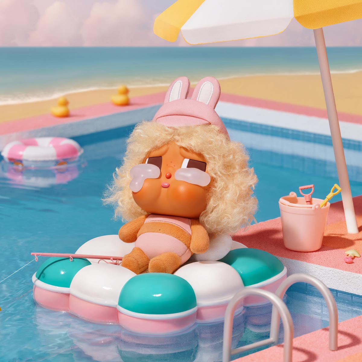 CRYBABY - Vacation Mode On Series - Vinyl Plush Pendant Blind Box