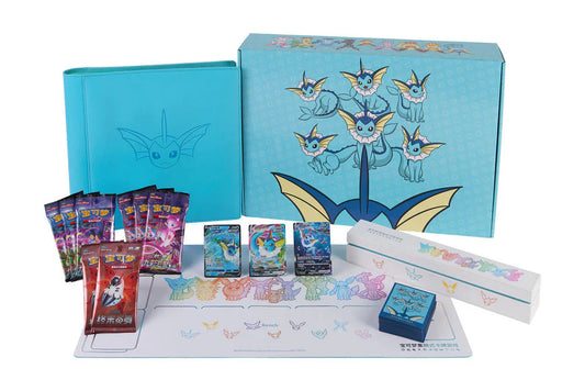 (Simplified Chinese) Pokemon TCG - Sword & Shield -  Vaporeon Advanced Gift Box