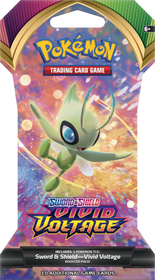 Pokemon TCG - Sword & Shield - Vivid Voltage - Sleeved Booster Pack
