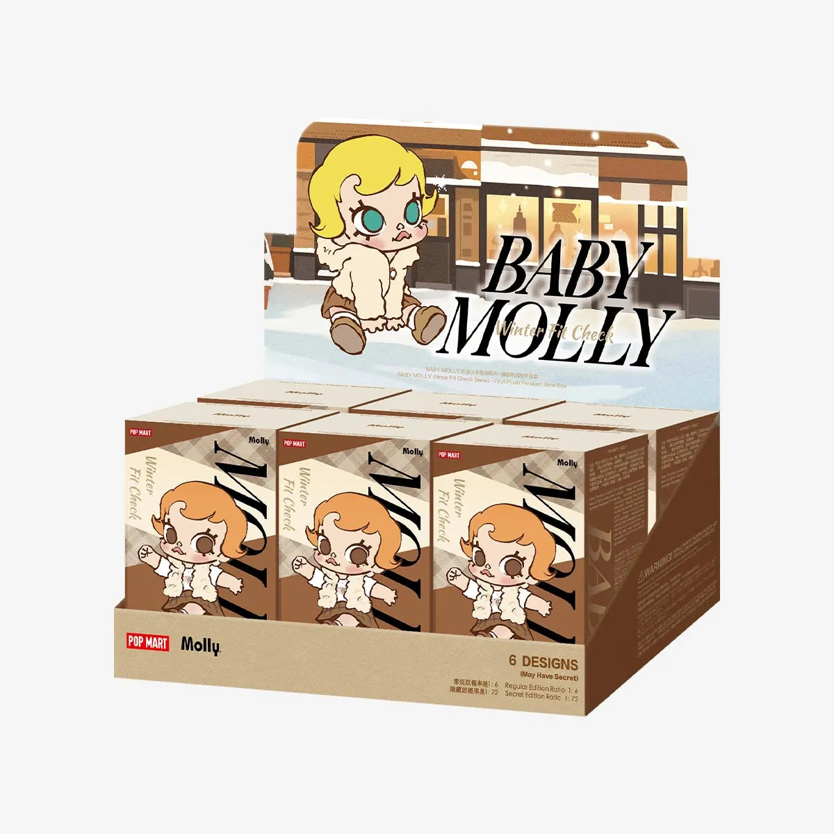 Baby Molly - Winter Fit Check Series - Vinyl Plush Pendant Blind Box