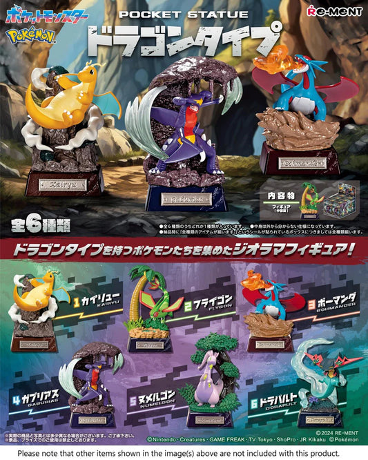 RE-MENT - POKEMON - Pocket Statue Dragon Type