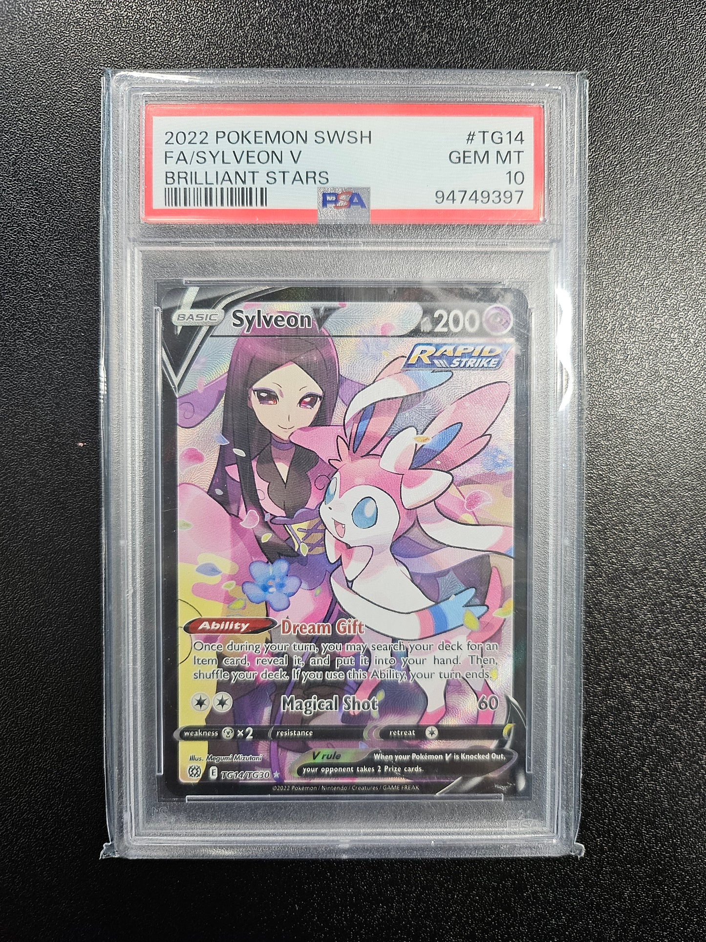 Sylveon V (TG14/TG30) Full Art - 2022 SWSH BRILLIANT STARS EN - PSA 10